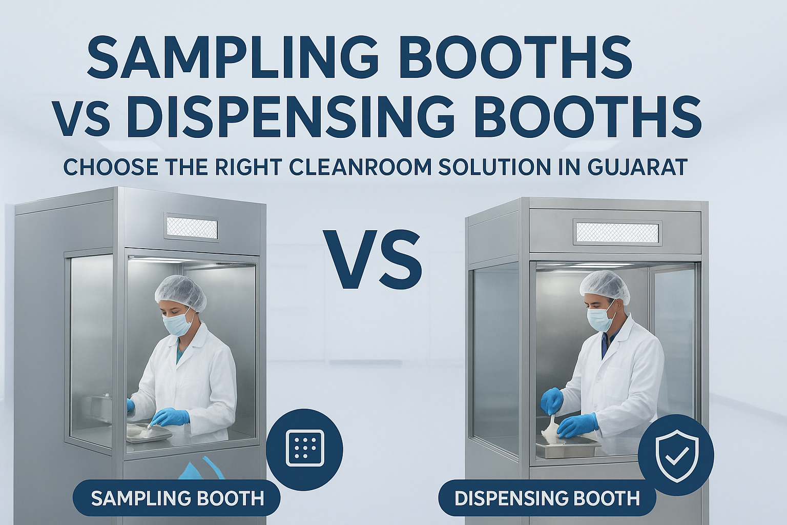 Dispensing Booth Manufacturers in Gujarat: Difference Between Sampling Booths & Dispensing Booths